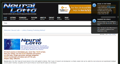 Desktop Screenshot of neural-lotto.net
